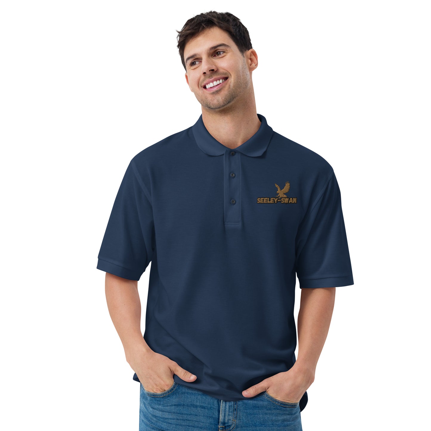 Seeley-Swan Blackhawks Men's Premium Polo