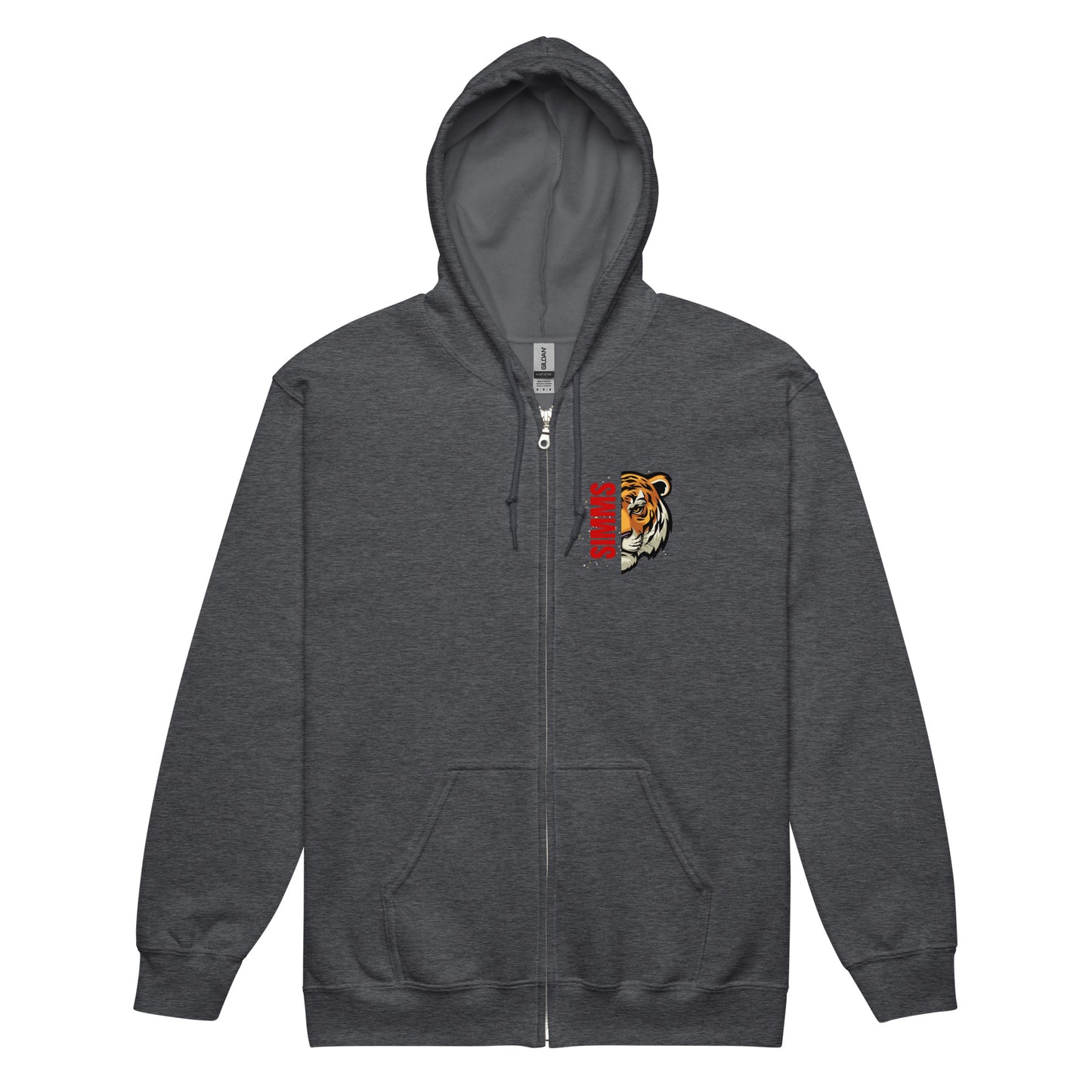 Simms Tigers Unisex Zip Hoodie