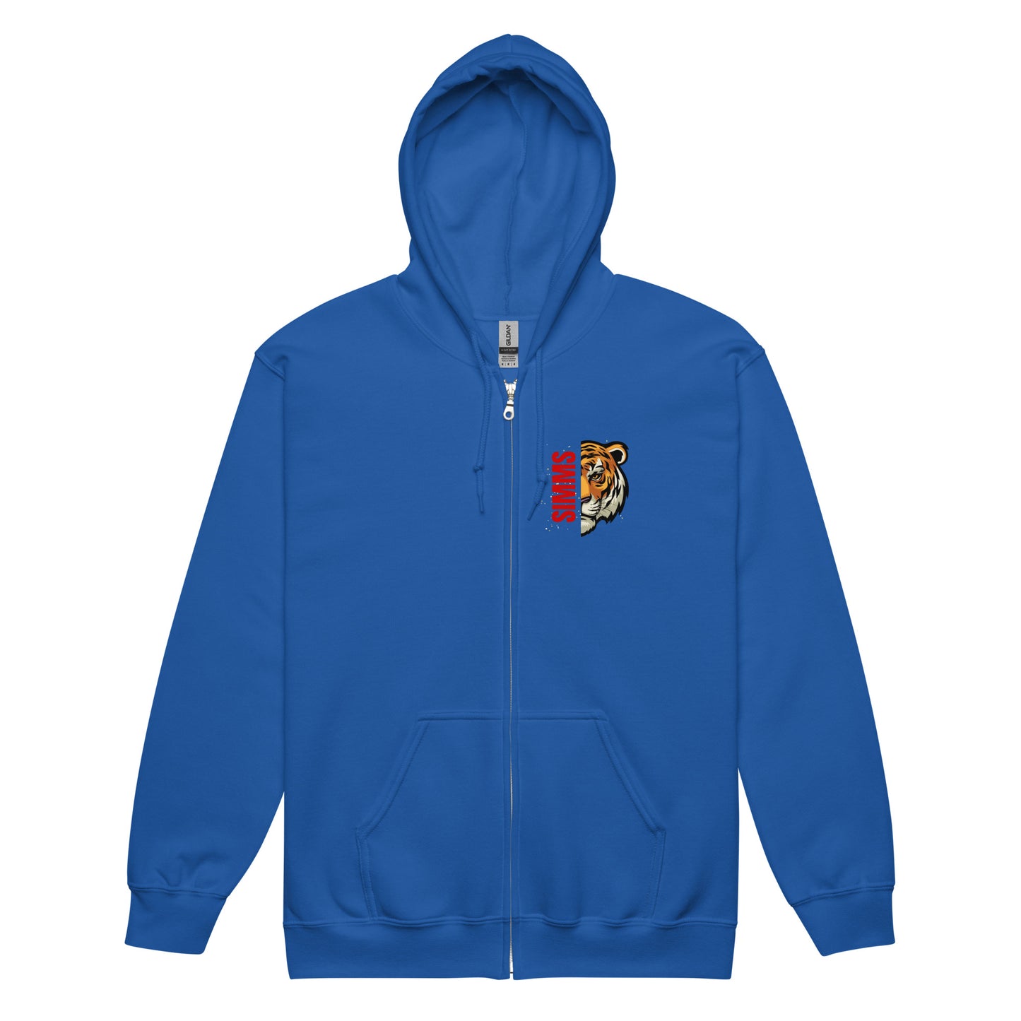 Simms Tigers Unisex Zip Hoodie