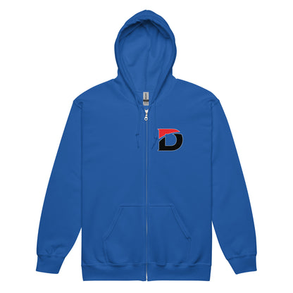Darby Tigers Unisex Zip Hoodie