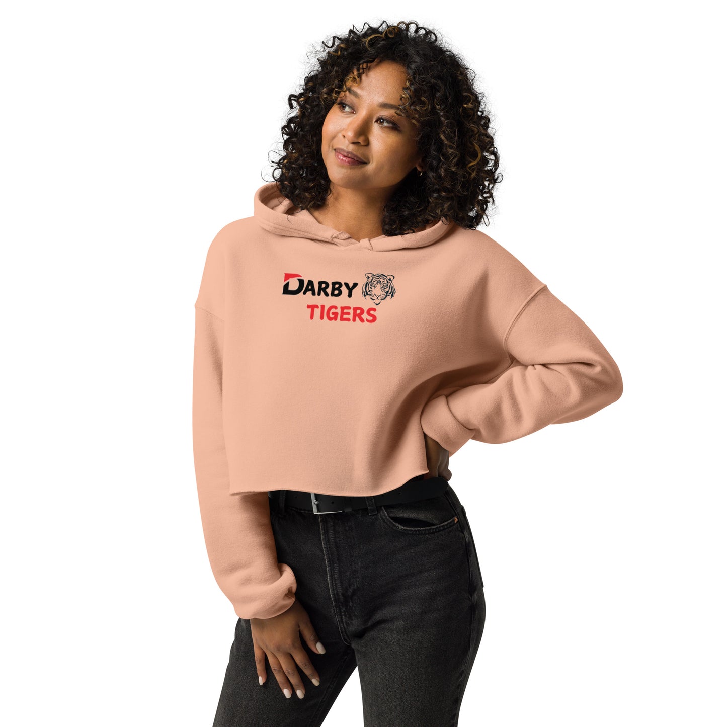 Darby Tigers Crop Hoodie
