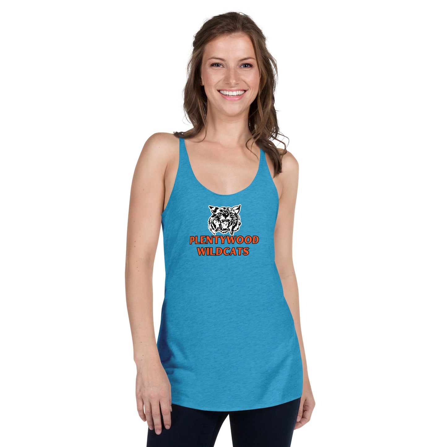 Plentywood Wildcats Women's Racerback Tank